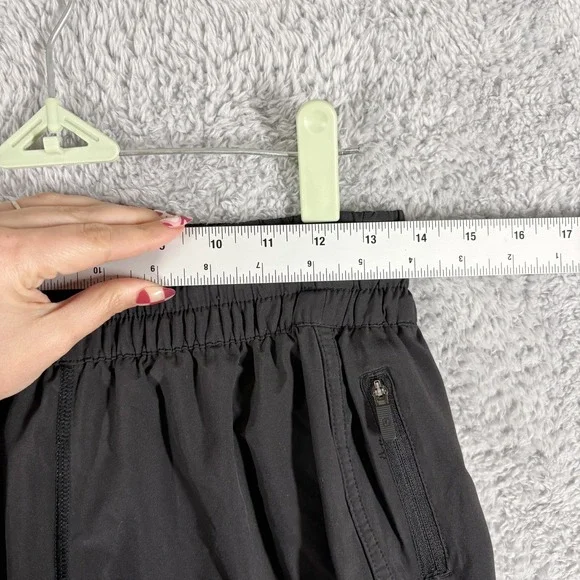 Lululemon Tracker Short Black High Rise Athletic Running Shorts Womens Size 10 - Picture 3 of 9